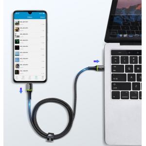 BASEUS καλώδιο USB Type-C CATGH-J01, LED, 3A 60W, PD2.0, 1m, μαύρο | eLabstore.gr BASEUS καλώδιο USB Type-C CATGH-J01, LED, 3A 60W, PD2.0, 1m, μαύρο | Αξεσουάρ κινητών | elabstore.gr