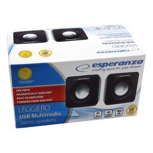 ESPERANZA Multimedia ηχεία Leggiero EP111, 2.0ch, 2x 3W RMS, USB, Aux in | eLabstore.gr ESPERANZA Multimedia ηχεία Leggiero EP111, 2.0ch, 2x 3W RMS, USB, Aux in | Εικόνα & Ήχος | elabstore.gr