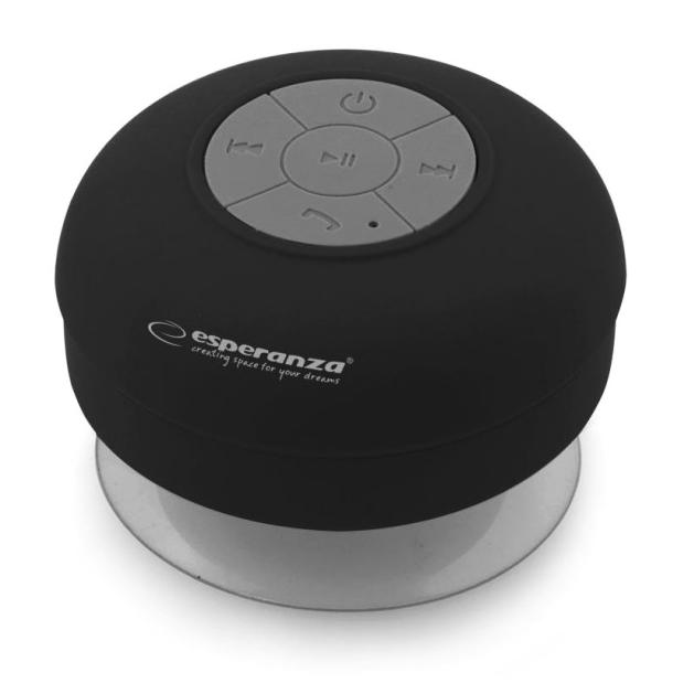 ESPERANZA Φορητό ηχείο Sprinkle EP124K, bluetooth, με βεντούζα, μαύρο | eLabstore.gr ESPERANZA Φορητό ηχείο Sprinkle EP124K, bluetooth, με βεντούζα, μαύρο | Εικόνα & Ήχος | elabstore.gr