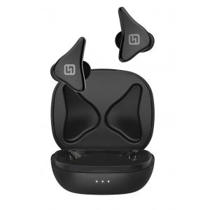 HIFUTURE earphones FlyAir, true wireless, με θήκη φόρτισης, μαύρα | Αξεσουάρ κινητών | elabstore.gr