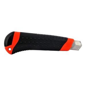 POWERTECH πλαστικό κοπίδι με ασφάλεια KNF-0001, 18mm, κόκκινο | Αναλώσιμα - Είδη Γραφείου | elabstore.gr