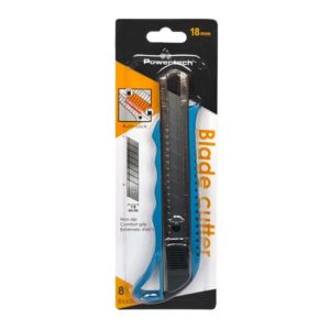 POWERTECH πλαστικό κοπίδι με ασφάλεια KNF-0002, 18mm, μπλε | eLabstore.gr POWERTECH πλαστικό κοπίδι με ασφάλεια KNF-0002, 18mm, μπλε | Αναλώσιμα - Είδη Γραφείου | elabstore.gr