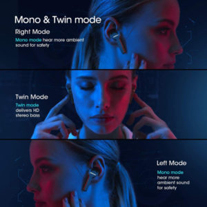 MPOW earphones M9, true wireless, με θήκη φόρτισης, μαύρα | Αξεσουάρ κινητών | elabstore.gr