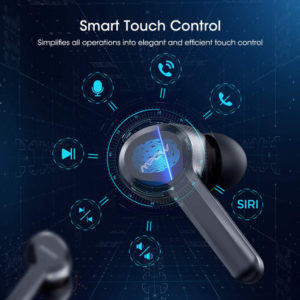 MPOW earphones M9, true wireless, με θήκη φόρτισης, μαύρα | Αξεσουάρ κινητών | elabstore.gr