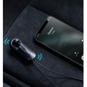 BASEUS bluetooth earphones ENCOK Α06, με μαγνήτη και κλιπ, δόνηση, λευκά | Αξεσουάρ κινητών | elabstore.gr
