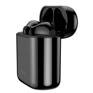 BASEUS earphones ENCOK W09, true wireless, με θήκη φόρτισης, μαύρα | Αξεσουάρ κινητών | elabstore.gr