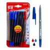 MP στυλό διαρκείας PE144O, 1mm, μπλε, μαύρο & κόκκινο, 21τμχ | Αναλώσιμα - Είδη Γραφείου | elabstore.gr