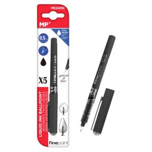 MP στυλό διαρκείας, καλλιγραφίας PE240N, 0.5mm, μαύρο | Αναλώσιμα - Είδη Γραφείου | elabstore.gr