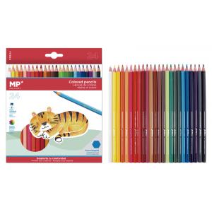 MP χρωματιστές ξυλομπογιές PP804, 24τμχ | Αναλώσιμα - Είδη Γραφείου | elabstore.gr