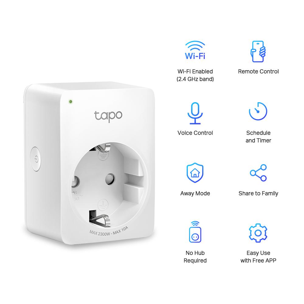 TP-LINK smart αντάπτορας ρεύματος TAPO-P100, Wi-Fi, ΒΤ, Ver. 1.0, 4τμχ | eLabstore.gr TP-LINK smart αντάπτορας ρεύματος TAPO-P100, Wi-Fi, ΒΤ, Ver. 1.0, 4τμχ | Οικιακές & Προσωπικές Συσκευές | elabstore.gr