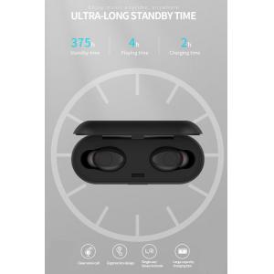 CELEBRAT bluetooth earphones TWS-W5, true wireless, θήκη φόρτισης, μαύρο | eLabstore.gr