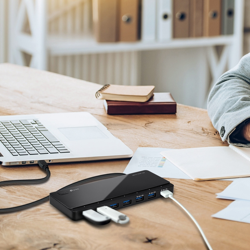 TP-LINK USB Hub UH700, 7 USB 3.0 Ports, Ver. 3.0 | eLabstore.gr TP-LINK USB Hub UH700, 7 USB 3.0 Ports, Ver. 3.0 - Image 6