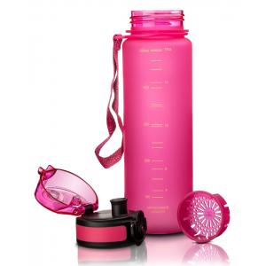 UZSPACE παγούρι νερού Colorful Frosted UZ-3026-PK, 500ml, ροζ | Οικιακές & Προσωπικές Συσκευές | elabstore.gr