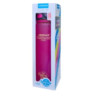 UZSPACE παγούρι νερού Colorful Frosted UZ-3026-PK, 500ml, ροζ | Οικιακές & Προσωπικές Συσκευές | elabstore.gr
