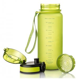 UZSPACE παγούρι νερού Colorful Frosted UZ-3037-GN, 650ml, πράσινο | Οικιακές & Προσωπικές Συσκευές | elabstore.gr