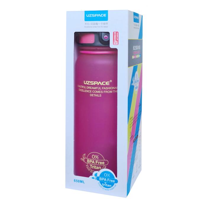 UZSPACE παγούρι νερού Colorful Frosted UZ-3037-PK, 650ml, ροζ | eLabstore.gr UZSPACE παγούρι νερού Colorful Frosted UZ-3037-PK, 650ml, ροζ | Οικιακές & Προσωπικές Συσκευές | elabstore.gr