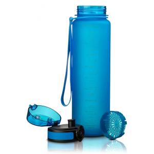 UZSPACE παγούρι νερού Colorful Frosted UZ-3038-BL, 1000ml, μπλε | Οικιακές & Προσωπικές Συσκευές | elabstore.gr