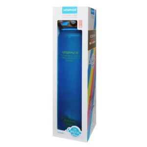 UZSPACE παγούρι νερού Colorful Frosted UZ-3038-BL, 1000ml, μπλε | Οικιακές & Προσωπικές Συσκευές | elabstore.gr