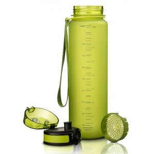 UZSPACE παγούρι νερού Colorful Frosted UZ-3038-GN, 1000ml, πράσινο | Οικιακές & Προσωπικές Συσκευές | elabstore.gr