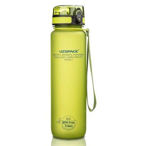 UZSPACE παγούρι νερού Colorful Frosted UZ-3038-GN, 1000ml, πράσινο | Οικιακές & Προσωπικές Συσκευές | elabstore.gr