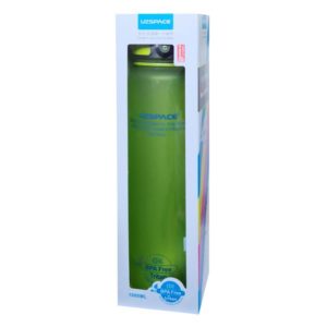 UZSPACE παγούρι νερού Colorful Frosted UZ-3038-GN, 1000ml, πράσινο | Οικιακές & Προσωπικές Συσκευές | elabstore.gr