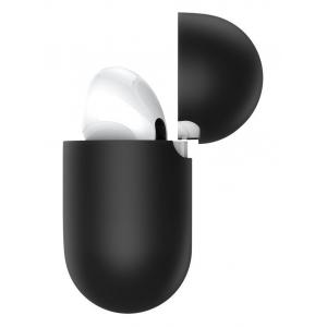 BASEUS θήκη σιλικόνης WIAPPOD-ABZ01 για Apple Airpods Pro, μαύρη | Αξεσουάρ κινητών | elabstore.gr