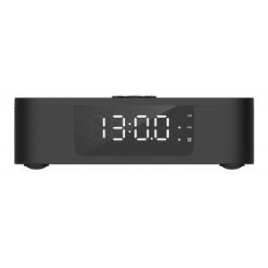 YISON Ξυπνητήρι WS-5, Βluetooth 5.0, ασύρματη φόρτιση, 2x 3W, LED, μαύρο | Εικόνα & Ήχος | elabstore.gr
