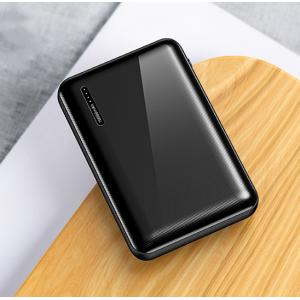 USAMS power bank PB37 10000mAh, 2x output, 2.1A, μαύρο | Αξεσουάρ κινητών | elabstore.gr