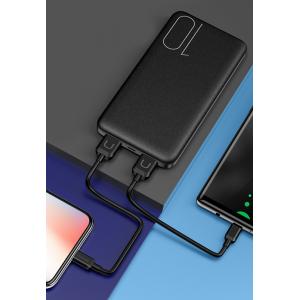 USAMS power bank PB7 10000mAh, 2x output, 2.1A, μαύρο | Αξεσουάρ κινητών | elabstore.gr