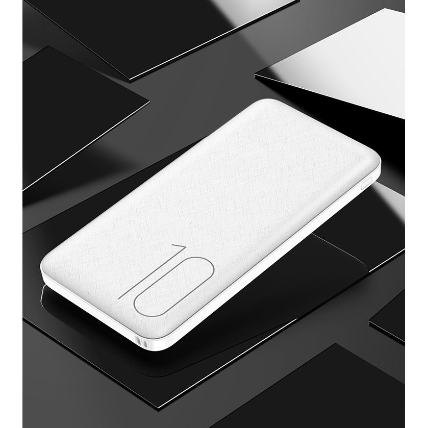 USAMS power bank PB7 10000mAh, 2x output, 2.1A, λευκό | eLabstore.gr USAMS power bank PB7 10000mAh, 2x output, 2.1A, λευκό | Αξεσουάρ κινητών | elabstore.gr
