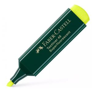 FABER-CASTELL μαρκαδόρος υπογράμμισης Textliner 48, κίτρινος, 1τμχ | Αναλώσιμα - Είδη Γραφείου | elabstore.gr