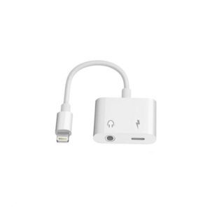 Μετατροπέας 2in1 USB Lighting σε 3.5mm Headphone Jack και καλώδιο φόρτισης | ELABSTORE.GR