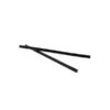 Ράβδοι σιλικόνης μαυροι Φ 11mmx30cm συσκ. 12Τεμ Well GS-BK1130-CHR | ELABSTORE.GR