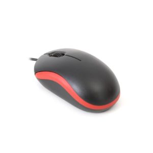 Omega Ενσύρματο Ποντίκι USB κόκκινο OM-07VR | eLabstore.gr