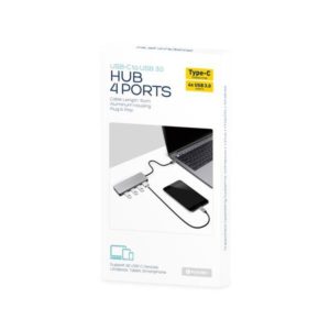 Hub USB Type C to USB 3.0 4-Port Platinet | Πληροφορικής | elabstore.gr
