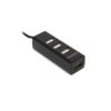 USB 2.0 HUB 4-PORT BLACK Omega OUH243B | ELABSTORE.GR