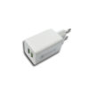Universal A10 2 USB Port Fast Wall Charger QC 3.0 Λευκό 4.0A | ELABSTORE.GR