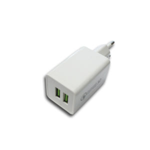 Universal A10 2 USB Port Fast Wall Charger QC 3.0 Λευκό 4.0A | eLabstore.gr
