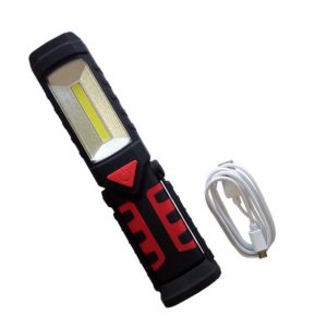 Επαναφορτιζόμενος Φακός Εργασίας  LED 3W COB 300LM | ELABSTORE.GR