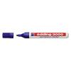 EDDING ανεξίτηλος μαρκαδόρος 3000, 1.5-3mm, επαναγεμιζόμενος, μπλε | Αναλώσιμα - Είδη Γραφείου | elabstore.gr