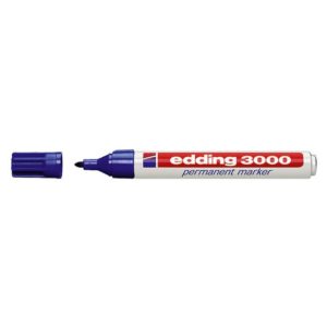 EDDING ανεξίτηλος μαρκαδόρος 3000, 1.5-3mm, επαναγεμιζόμενος, μπλε | Αναλώσιμα - Είδη Γραφείου | elabstore.gr
