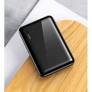 USAMS power bank PB39 5000mAh, slim, 2x output, 2A, μαύρο | Αξεσουάρ κινητών | elabstore.gr