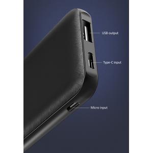 USAMS power bank PB33 5000mAh, slim, 1x output, 2.1A, μαύρο | eLabstore.gr USAMS power bank PB33 5000mAh, slim, 1x output, 2.1A, μαύρο | Αξεσουάρ κινητών | elabstore.gr
