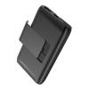 USAMS power bank US-CD99 5000mAh, slim, stand, 2x output, 2.1A, μαύρο | Αξεσουάρ κινητών | elabstore.gr