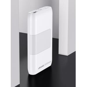 USAMS power bank US-CD99 5000mAh, slim, stand, 2x output, 2.1A, λευκό | Αξεσουάρ κινητών | elabstore.gr