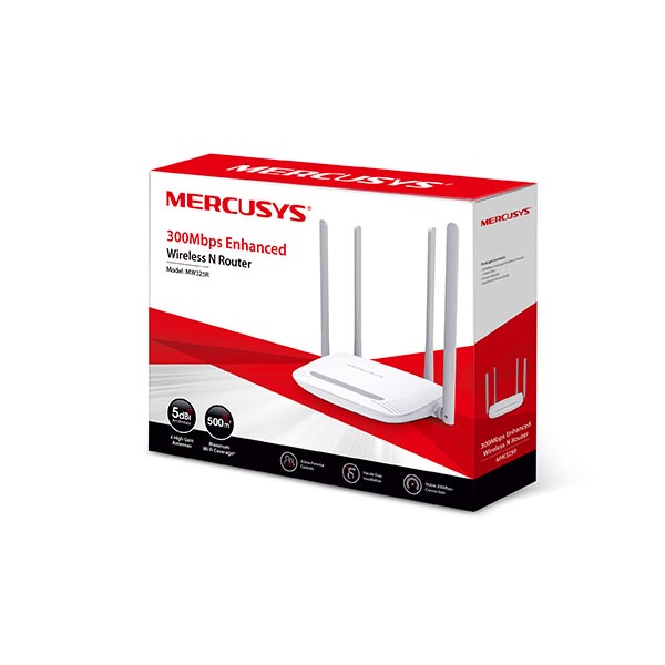 MERCUSYS 300Mbps Enhanced Wireless N Router MW325R ROUT-WLESS-MW325R-MCS | eLabstore.gr MERCUSYS 300Mbps Enhanced Wireless N Router MW325R ROUT-WLESS-MW325R-MCS - Image 2
