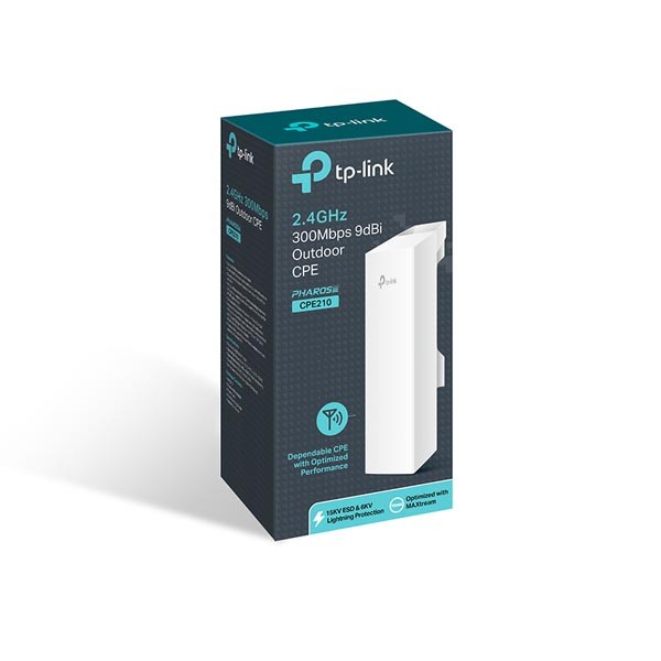 TP-LINK Pharos CPE210 2.4GHz 300Mbps 9dBi Outdoor CPE | eLabstore.gr TP-LINK Pharos CPE210 2.4GHz 300Mbps 9dBi Outdoor CPE - Image 4