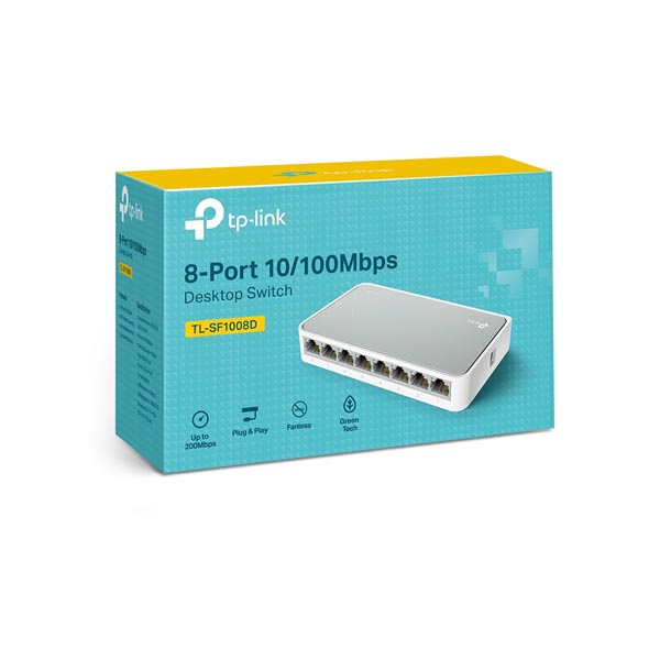 TP-LINK TL-SF1008D Desktop Switch 8-port 10/100M | eLabstore.gr TP-LINK TL-SF1008D Desktop Switch 8-port 10/100M | Δικτυακά & Smart Home | elabstore.gr