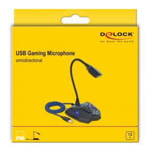 DELOCK Gaming μικρόφωνο 66330, omnidirectional, με mute, USB | eLabstore.gr DELOCK Gaming μικρόφωνο 66330, omnidirectional, με mute, USB | Συνοδευτικά PC | elabstore.gr