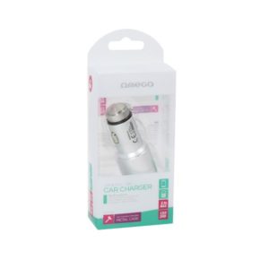 Universal 2 USB Port 5V/2.1A Car Charger Omega | Περιφερειακά | elabstore.gr